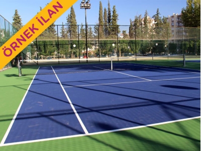 Tenis Kortu - Didim Aktaş Sitesi
